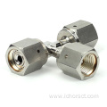 Metal Gasket Face Seal Fittings WUT-Weld Union Tee